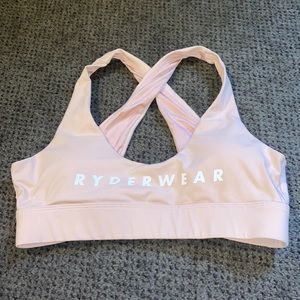 Pastel Pink Ryder Wear Sports Bra